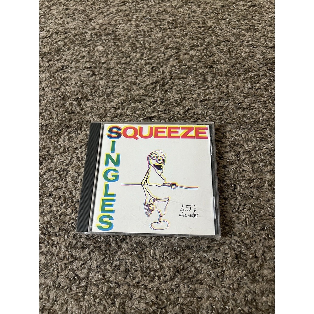 Squeeze Singles 45s and Under CD Greatest Hits Tempted New Wave A&M CD‎ 3338